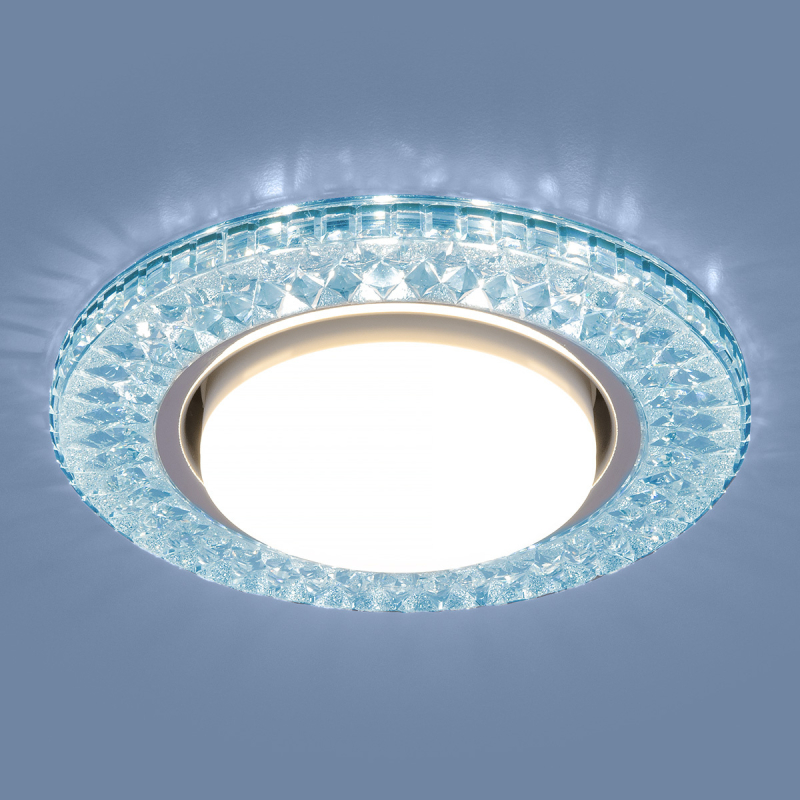 Встраиваемый светильник Elektrostandard 3021 GX53 BL лазурный 4690389100000