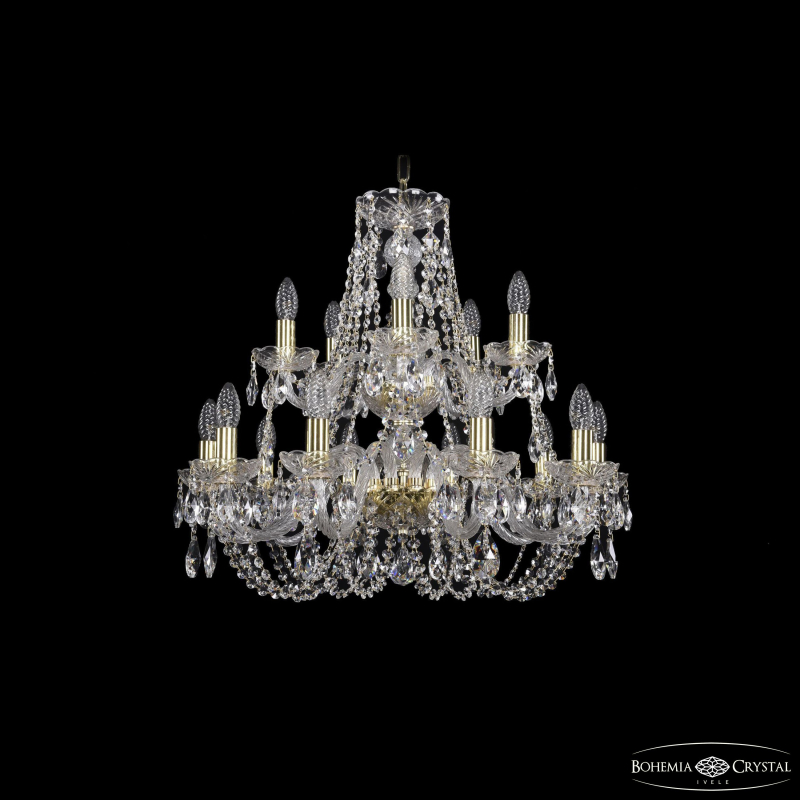Подвесная люстра Bohemia Ivele Crystal 1406/10+5/240/2d G