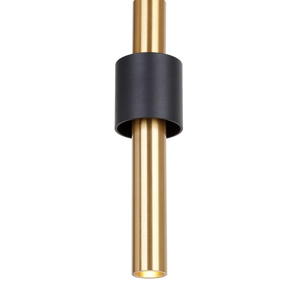 Подвесной светодиодный светильник Lumien Hall Барлетта LH4095/1P-GD-SBK