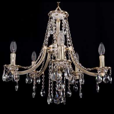 Подвесная люстра Bohemia Ivele 1771/5/190/B/GW