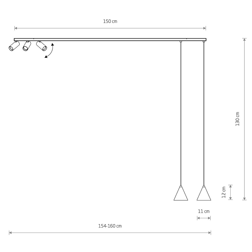 Подвесной светильник Nowodvorski Fourty Surface V 11451