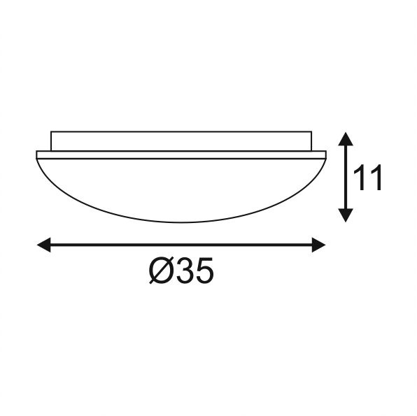 Настенный светодиодный светильник SLV Lipsy 133749