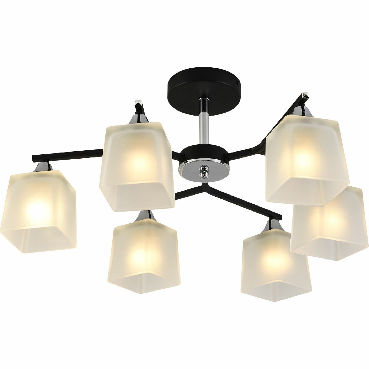 Люстра на штанге Reluce 01367-0.3-06 BK+CR