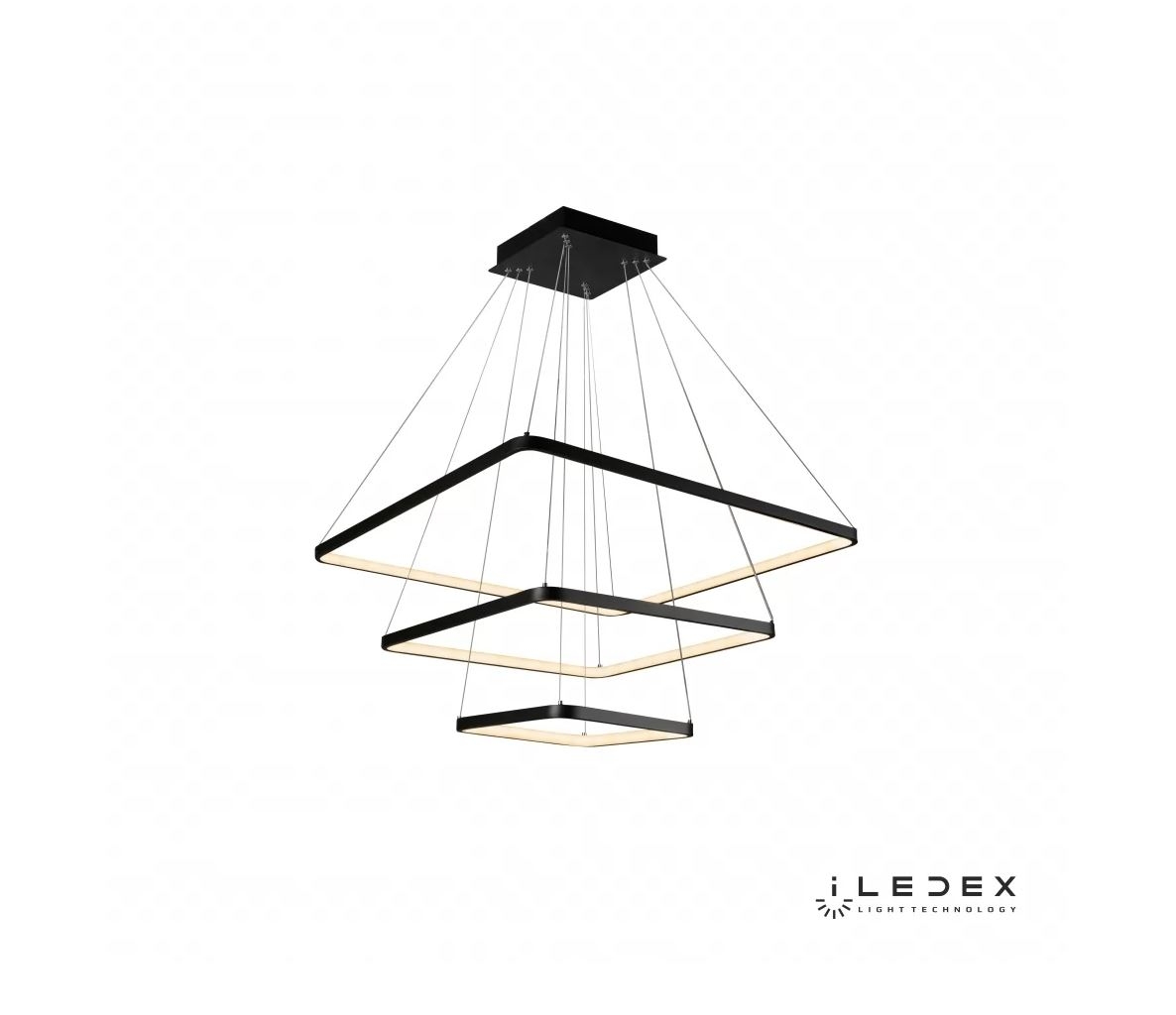 Подвесная люстра iLedex Venus 8153-700+500+300-D-T BK
