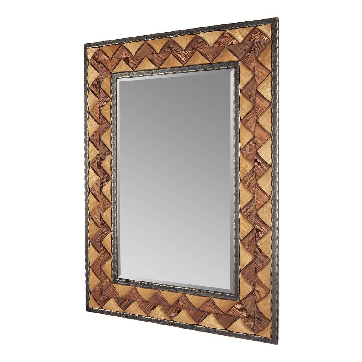 Зеркало Runden Дерево III треугольник V20063