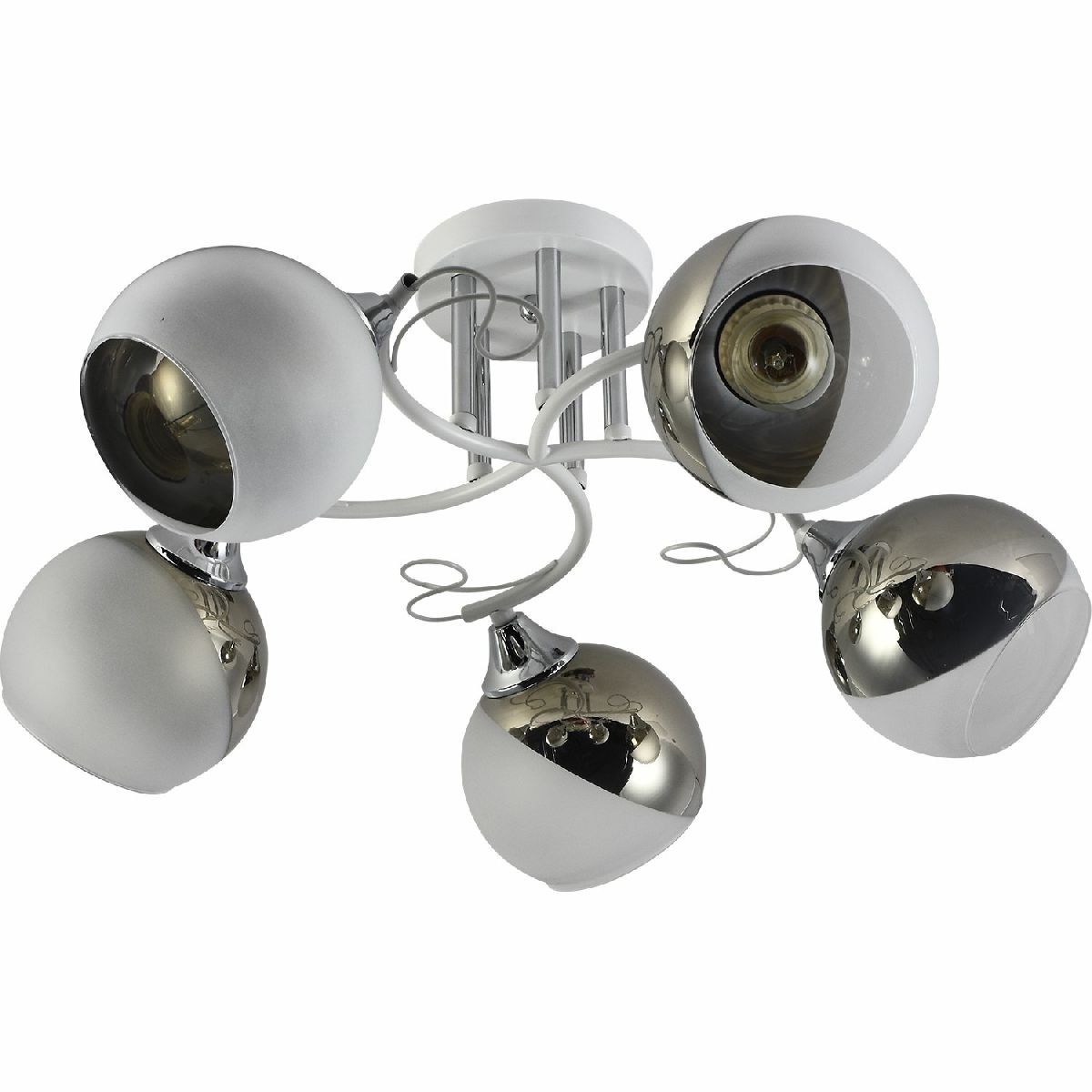 Потолочная люстра Reluce 01389-0.3-05 WH+CR