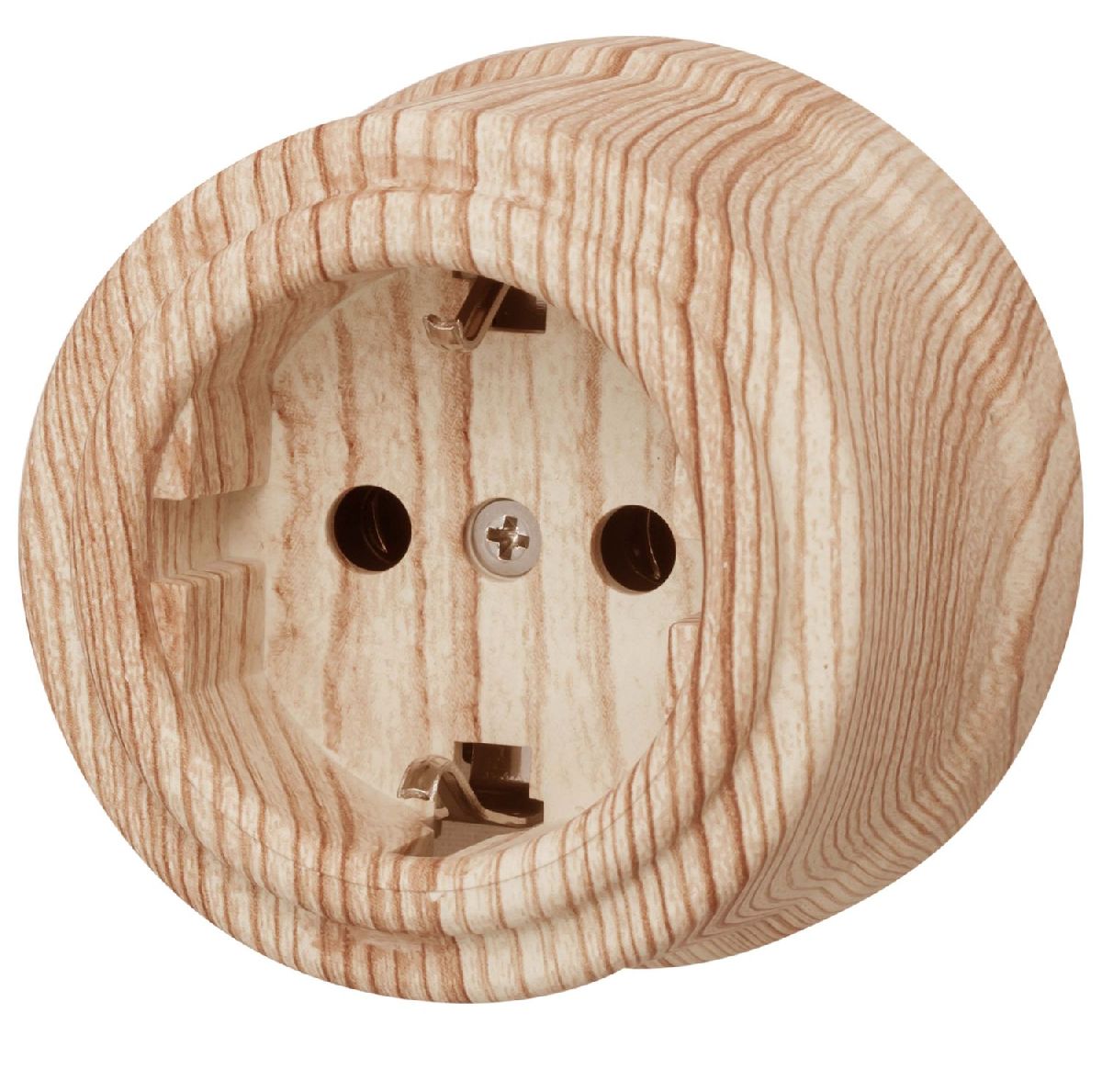 Розетка с заземляющим контактом Bironi Лизетта B1-101-13