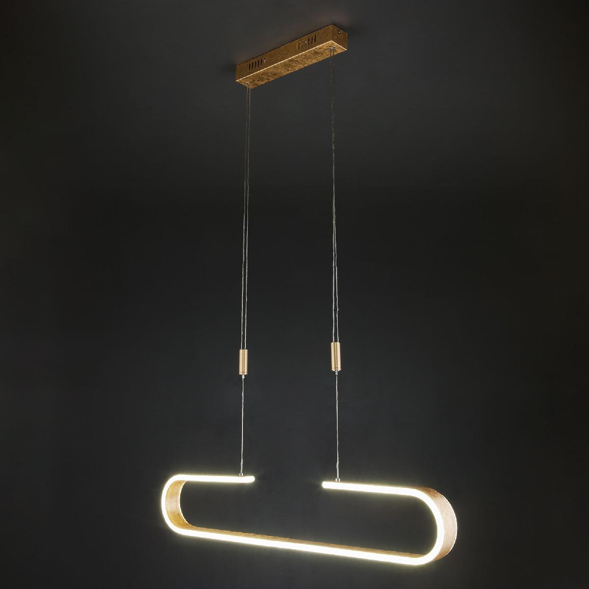 Подвесной светодиодный светильник Eurosvet Sender 90072/1 золотой