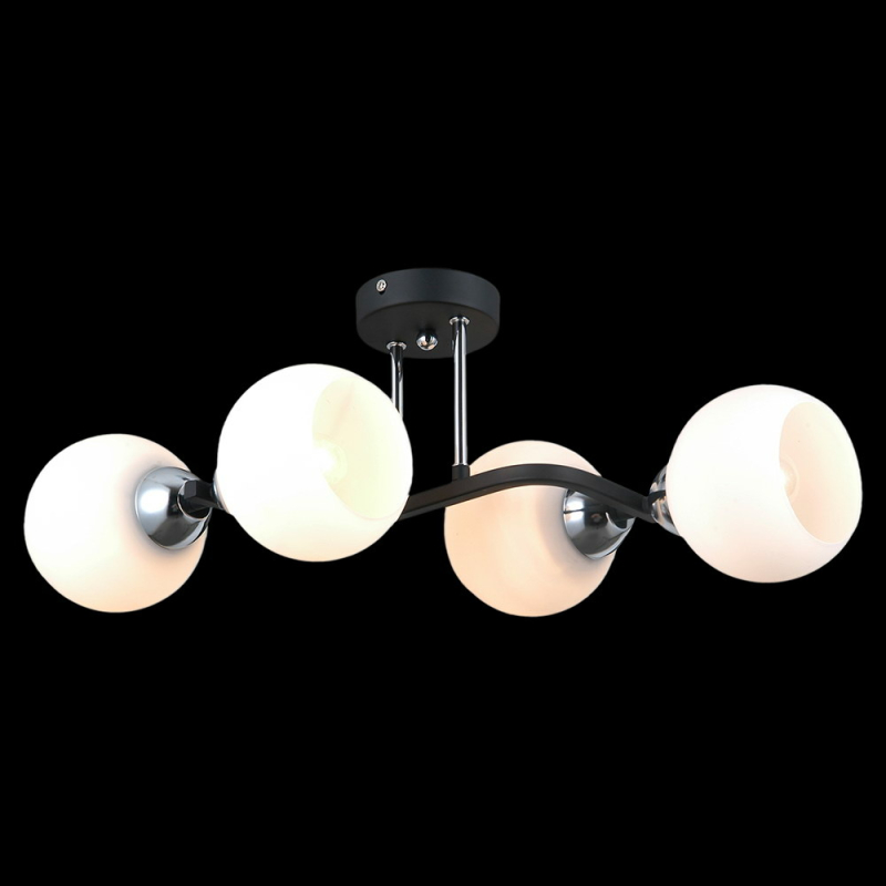 Люстра на штанге Illumico IL0412-4CSQ-79 BK CR