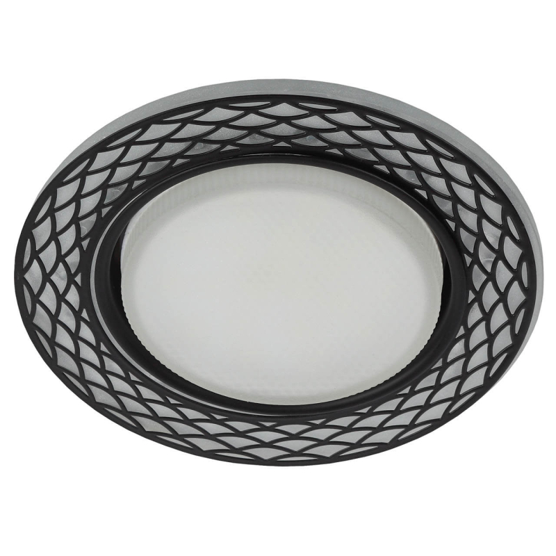 Встраиваемый светильник ЭРА DK LD37 WH/BK Б0037386