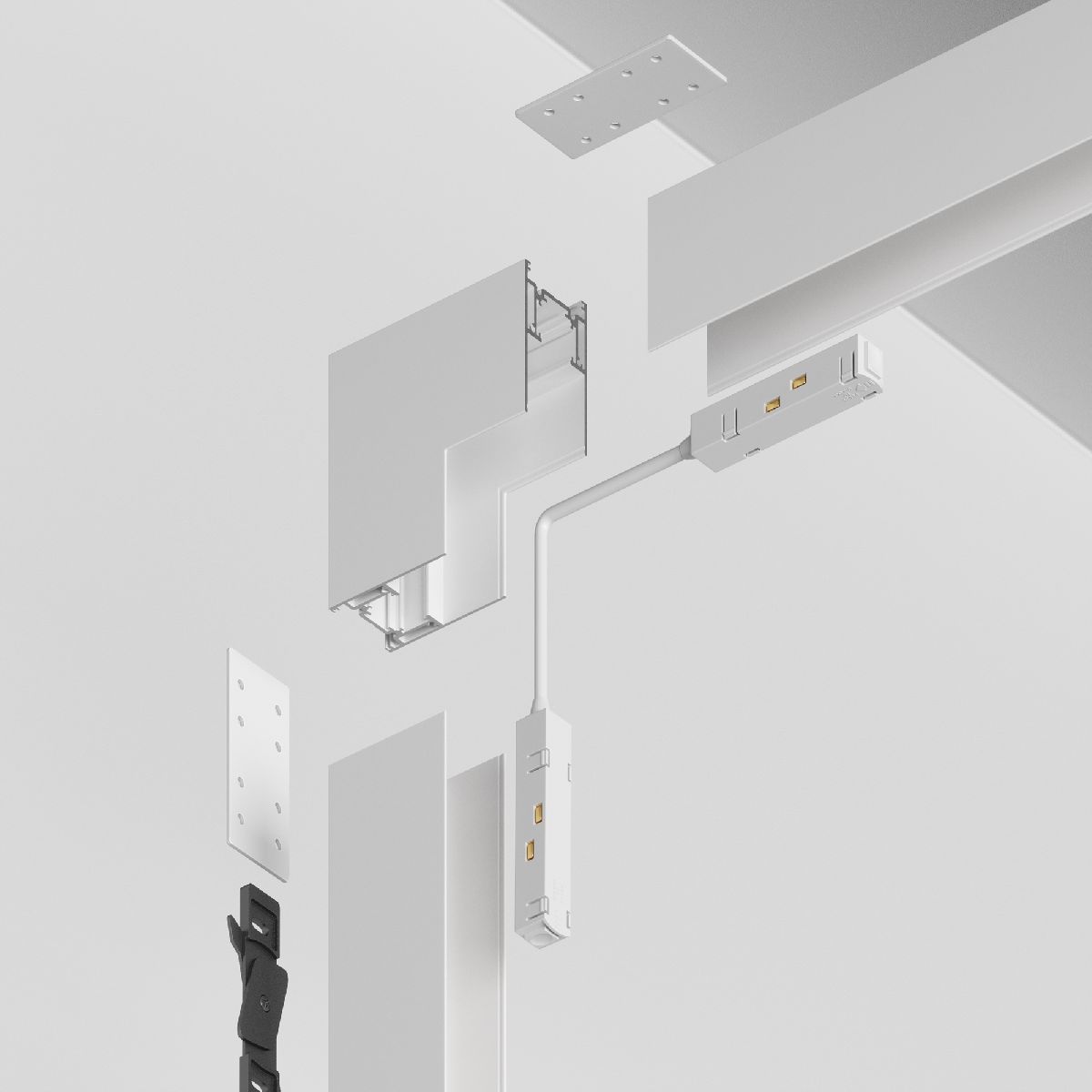 Угловой коннектор Maytoni Technical Magnetic track TRA004ICL-21W