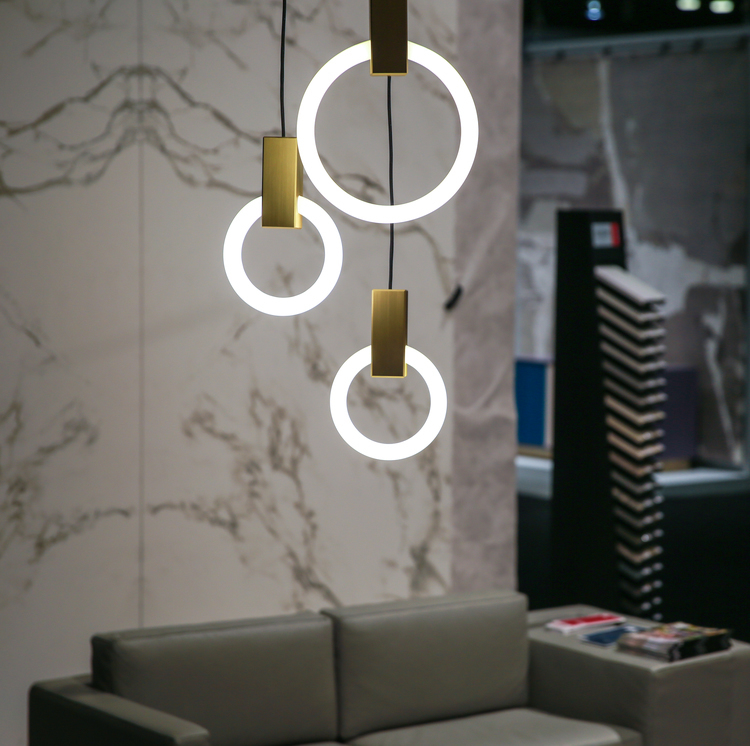 Подвесной светильник Delight Collection Halo 9813P/L gold