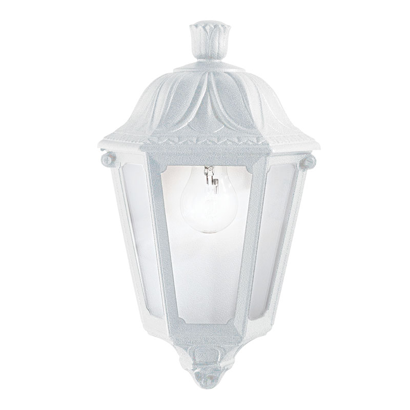 Уличный настенный светильник Ideal Lux Anna AP1 Small Bianco 120430