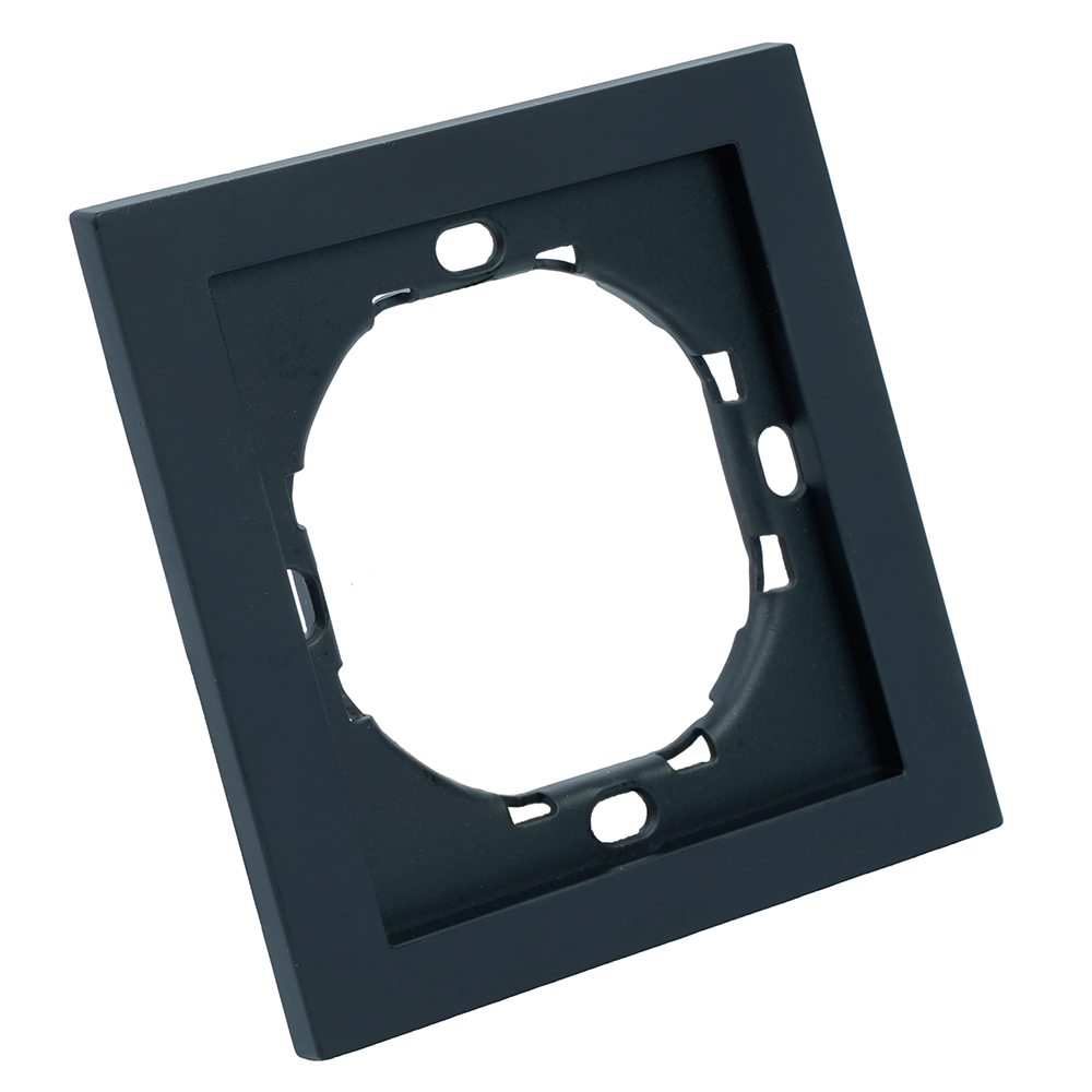 Рамка 1-местная Stekker Мия PFR00-3001-05 черный бархат 50461