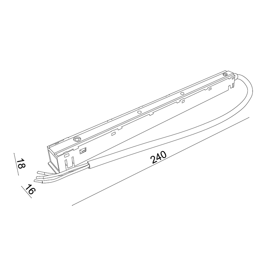 Блок питания Ledron CH-48-80W white 00000017237