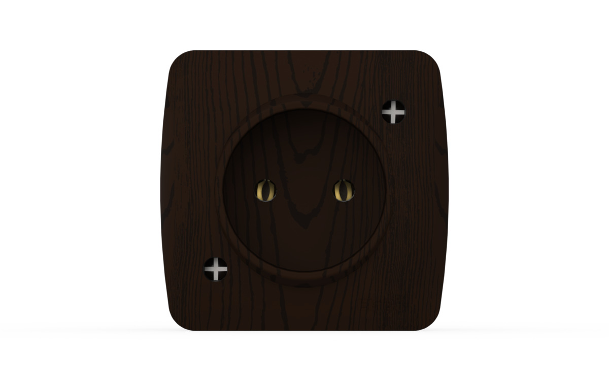 Розетка без заземления ELBI Alsu 504-010400-215