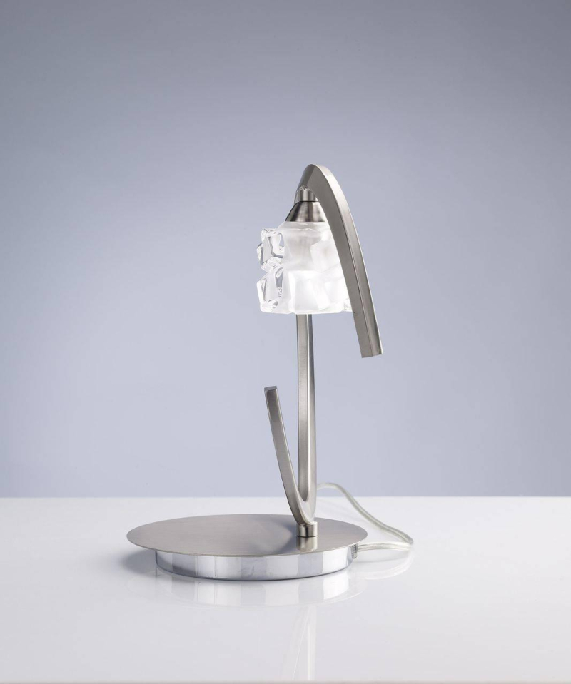 Настольная лампа Mantra Ice Satin Nickel 1856