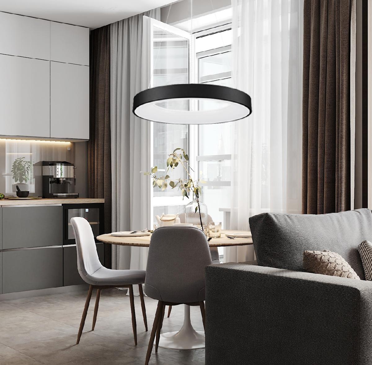 Подвесной светодиодный светильник Milosh tendence 0684CL-80BK