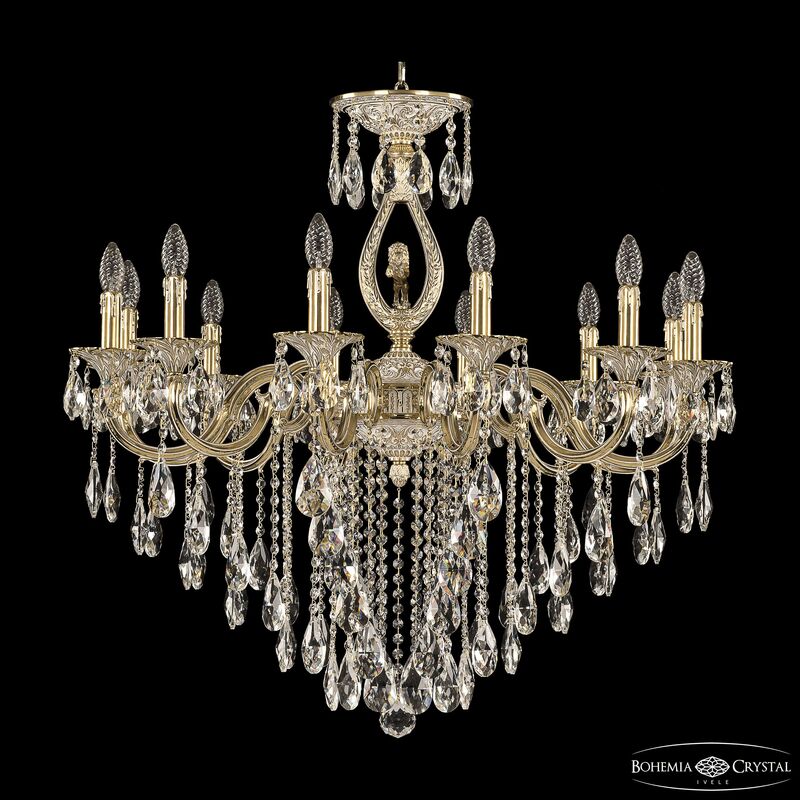 Подвесная люстра Bohemia Ivele Crystal Verona 72401/12/300 B GW FL3B
