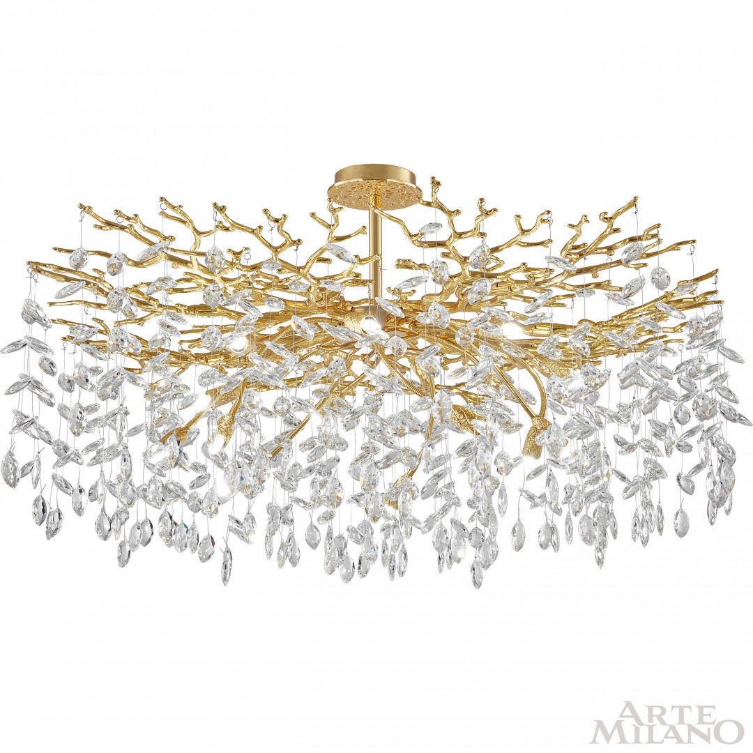 Люстра на штанге Arte Milano Milan 236901/D1000/14/B Gd