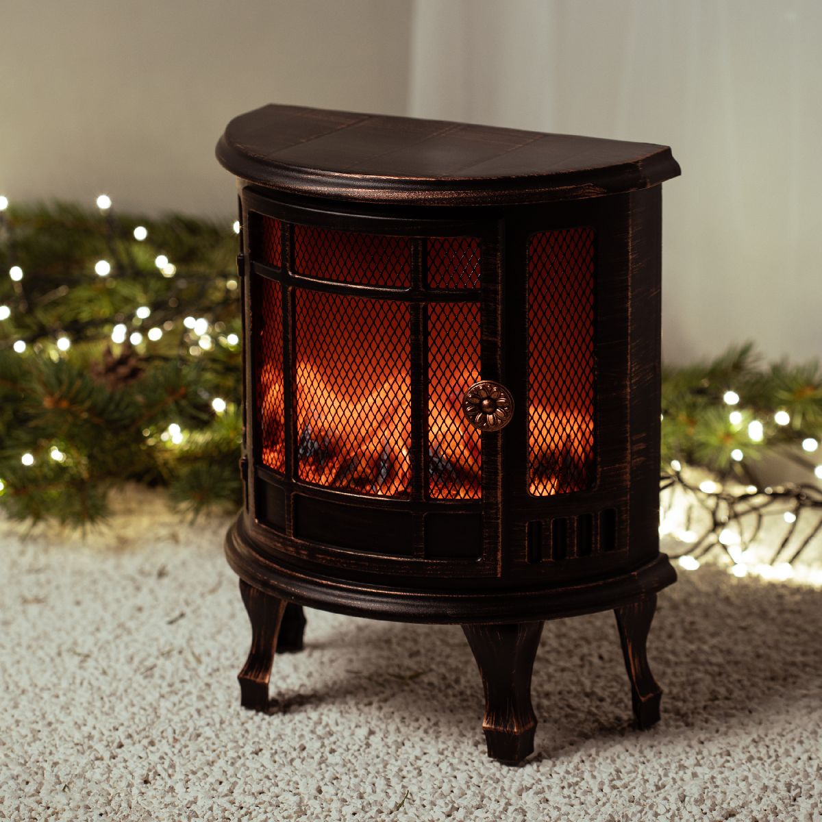 Светильник новогодний камин Печь Эра EGNIK -P02 Б0060487