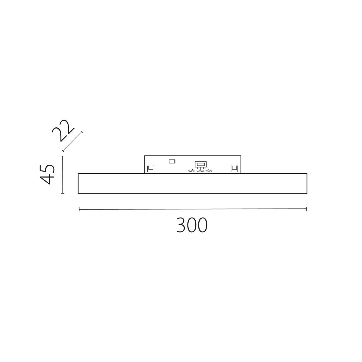 Трековый однофазный светильник заливающего света Lightstar Uno CCT 269307CCT