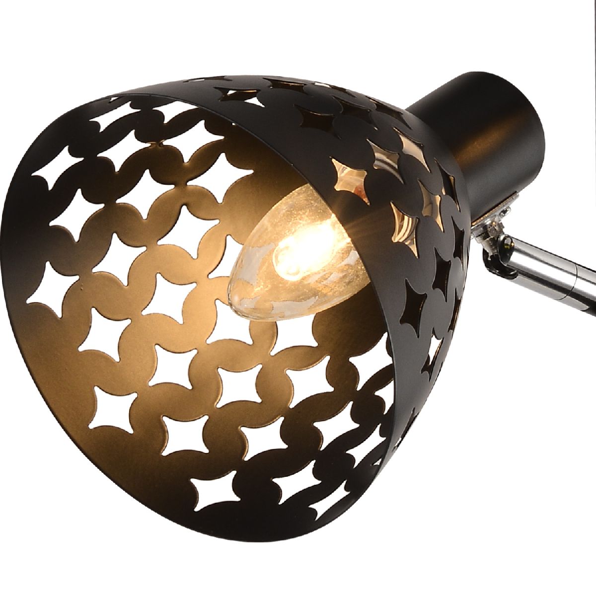 Спот Reluce 01554-3.3-03B BK+CR