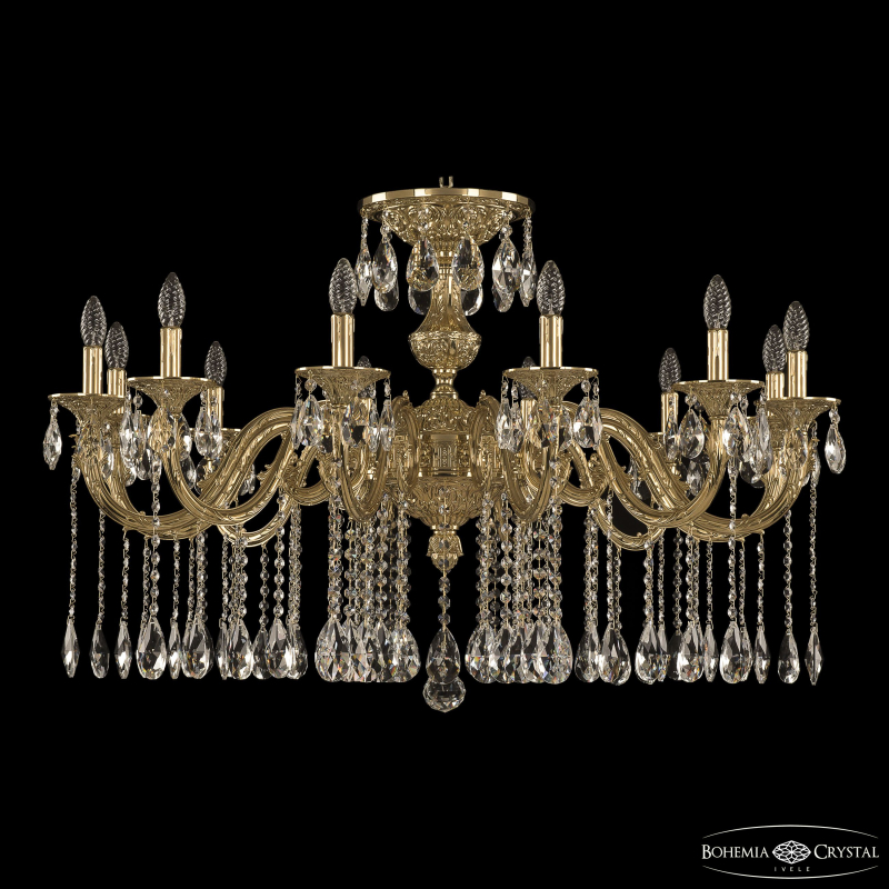 Подвесная люстра Bohemia Ivele Crystal Florence 71201/12/360 A G