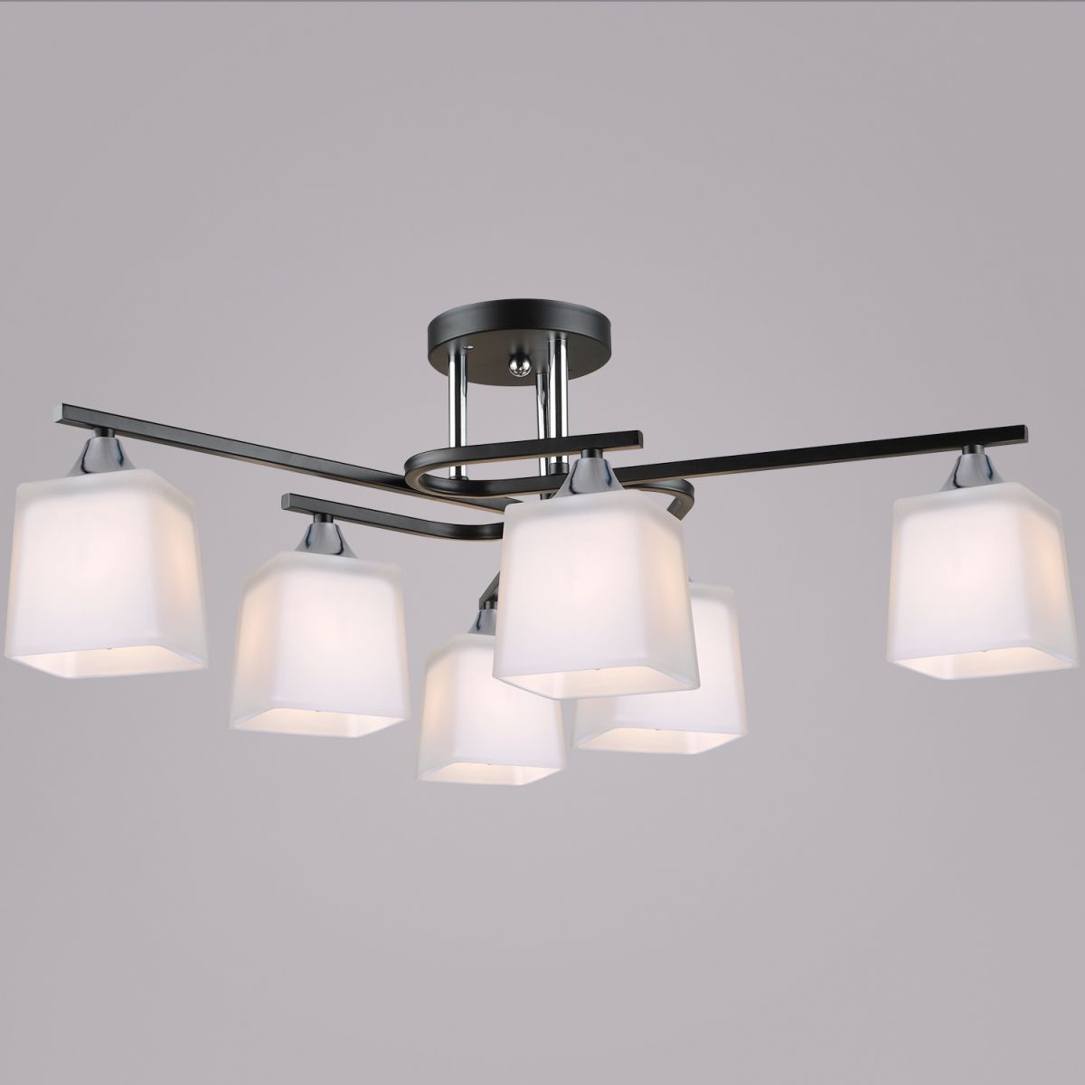 Потолочная люстра Reluce 06194-0.3-06 BK+CH