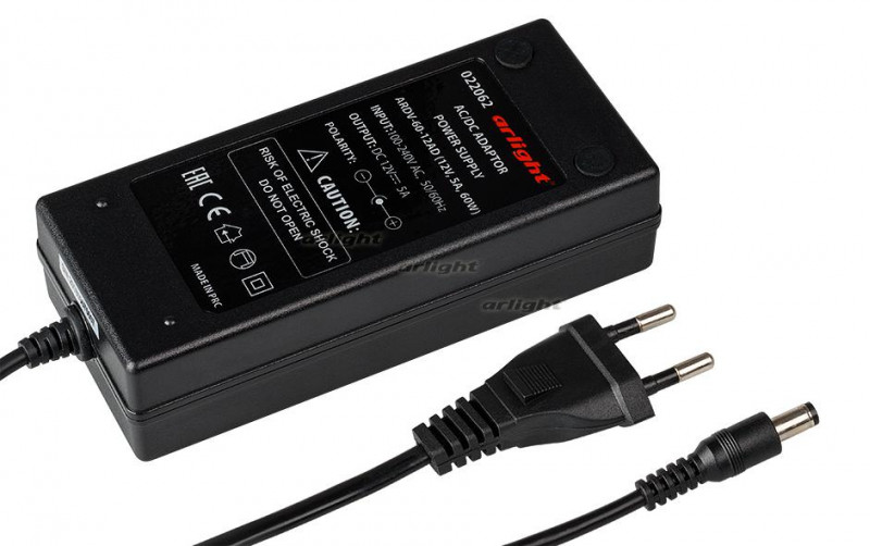Блок питания Arlight ARDV-60-12AD (12V, 5A, 60W) 022062