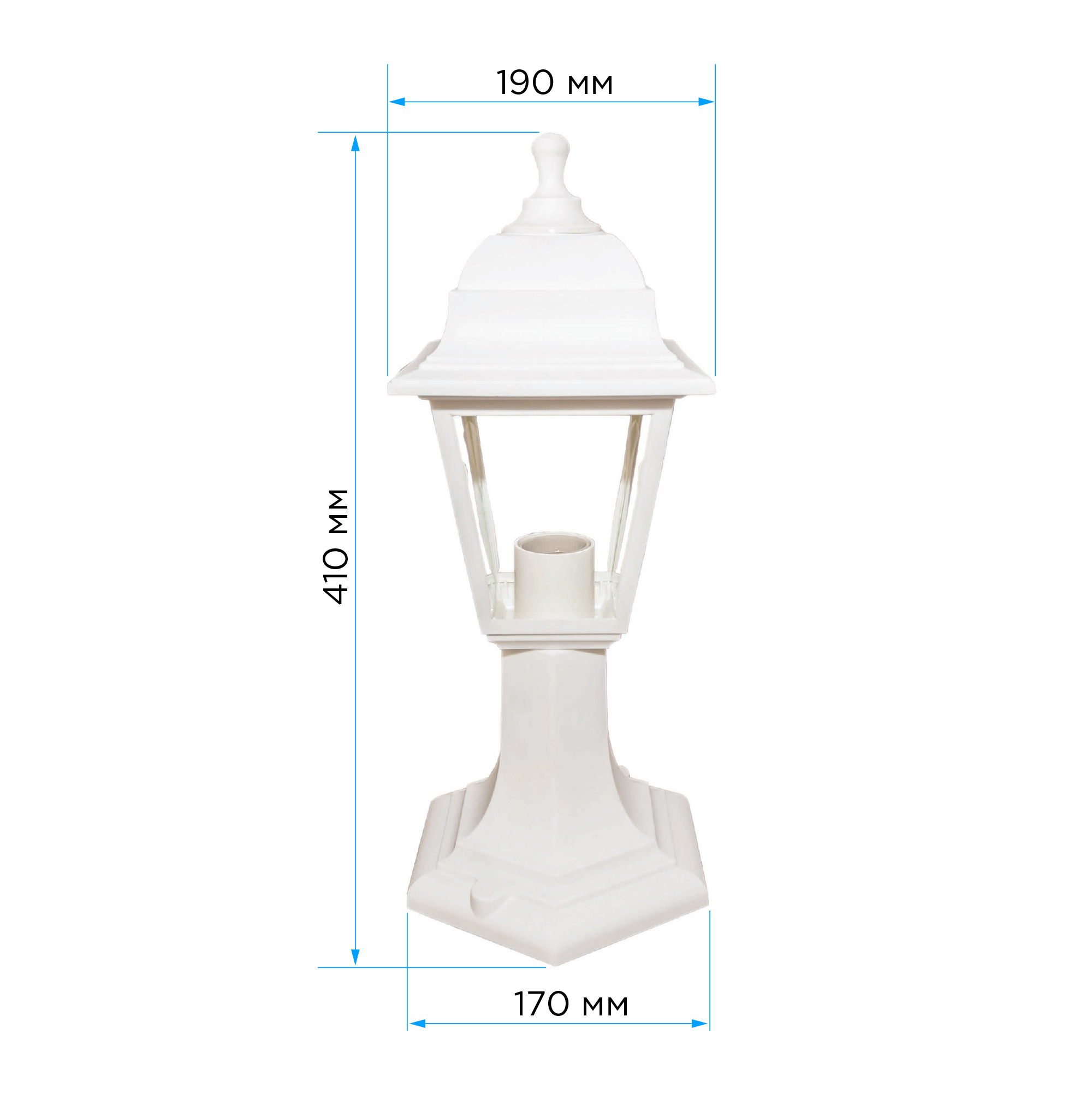 Уличный светильник Apeyron Оскар 11-12БЕЛ