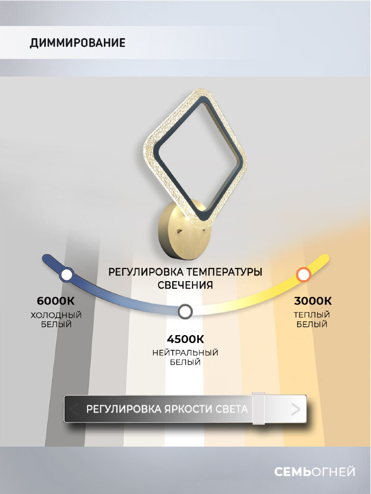 Бра Seven Fires Meri SF7092/1C-WT