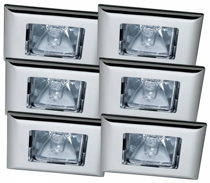 Уличный светильник (в комплекте 6 шт.) Paulmann Premium Quadro 99506