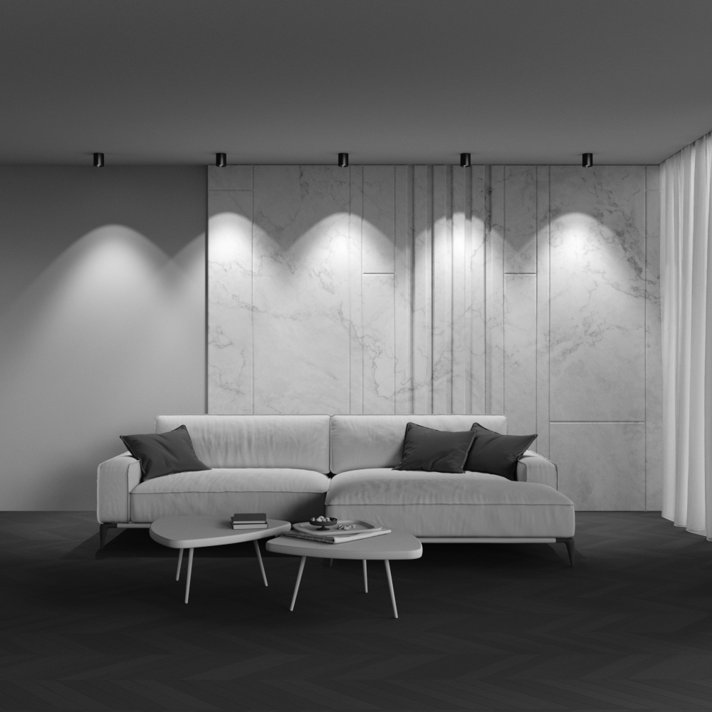 Накладной светильник Maytoni Alfa LED C064CL-12W4K-RD-B