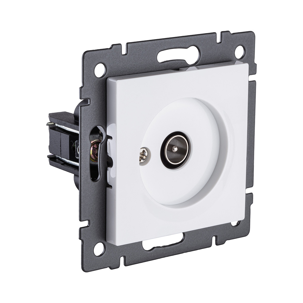 Розетка TV (папа), белый Kollinger REA-007WH для Aspekt, Eleganz, Reflex