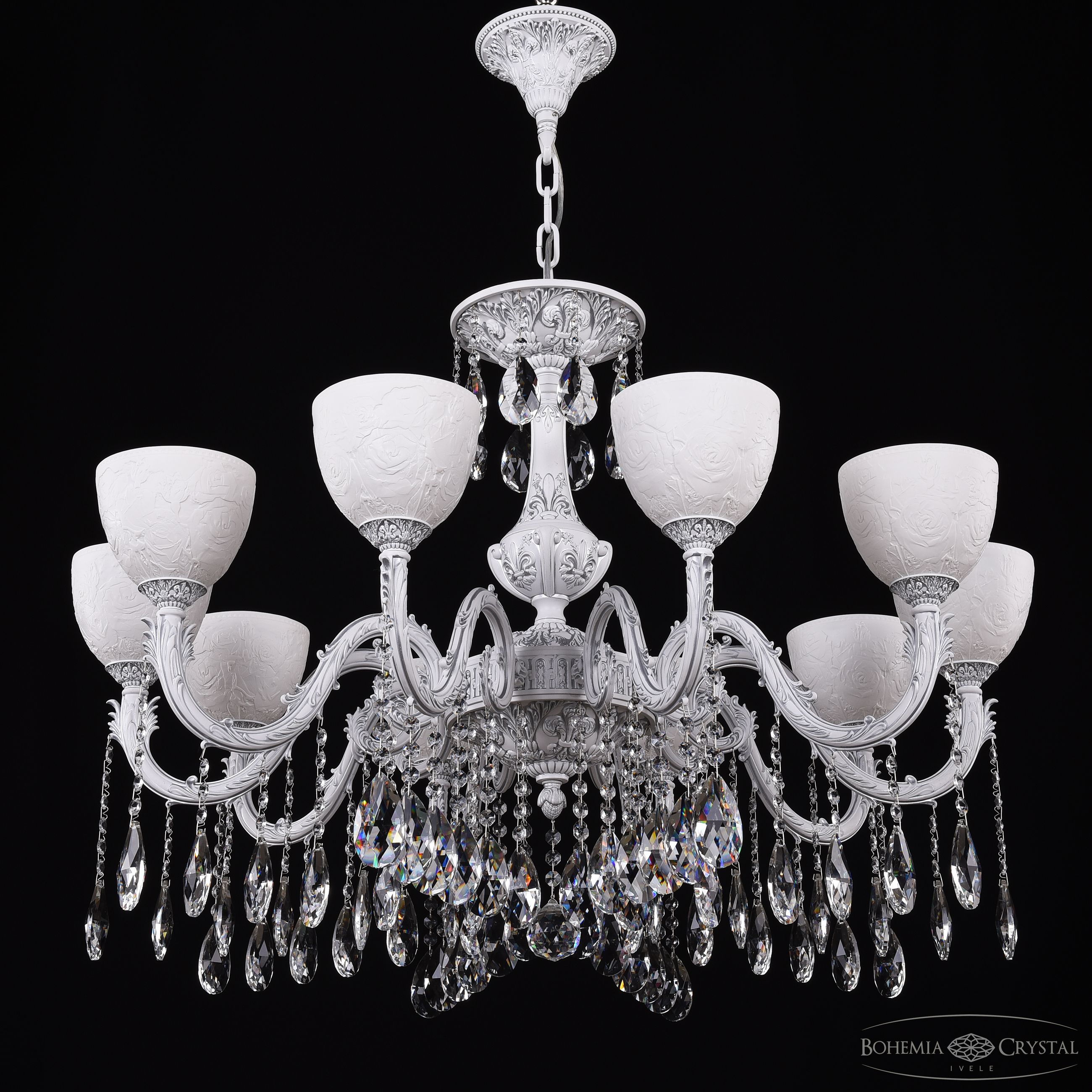 Подвесная люстра Bohemia Ivele Crystal AL79101/10/300 A WMN P1 U Rose