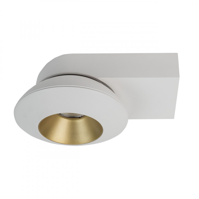 Влагозащищенный светильник LeDron KRIS SLIM White/Gold 00000015165