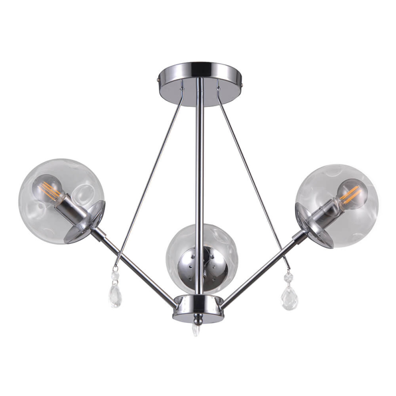 Потолочная люстра Lumien Hall Юнас 4029/3P-CR-CL