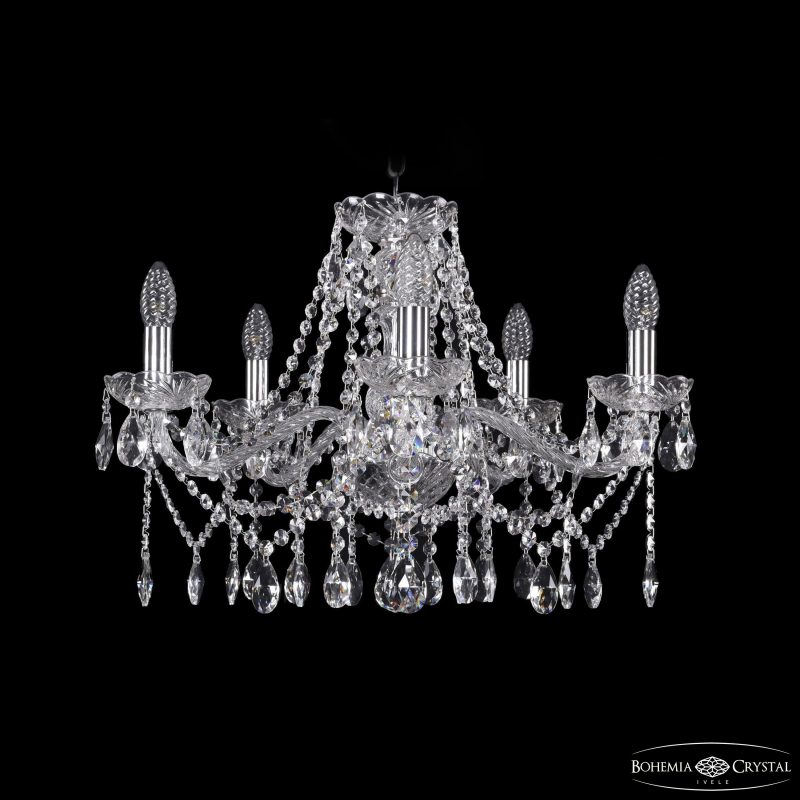 Подвесная люстра Bohemia Ivele Crystal 1413/5/200 Ni