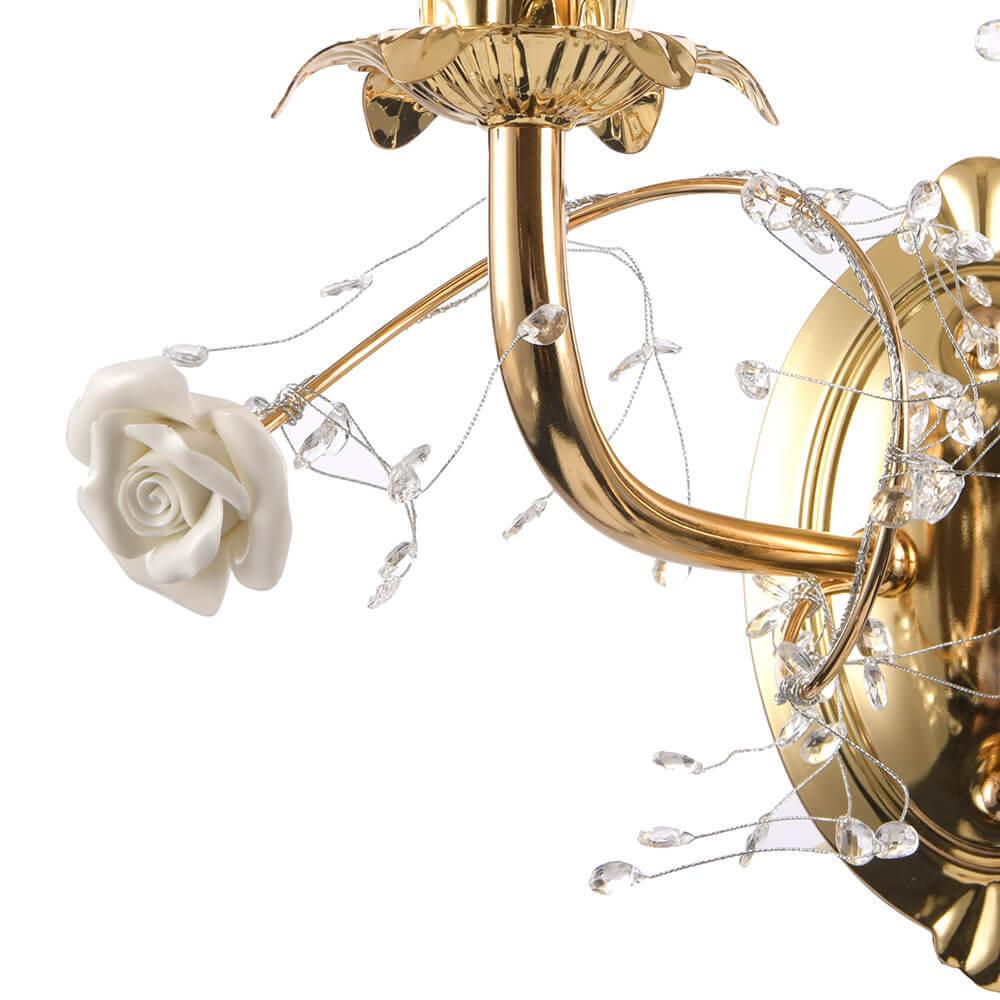 Бра золотое Seven Fires Эйдин 77302.02.01.02