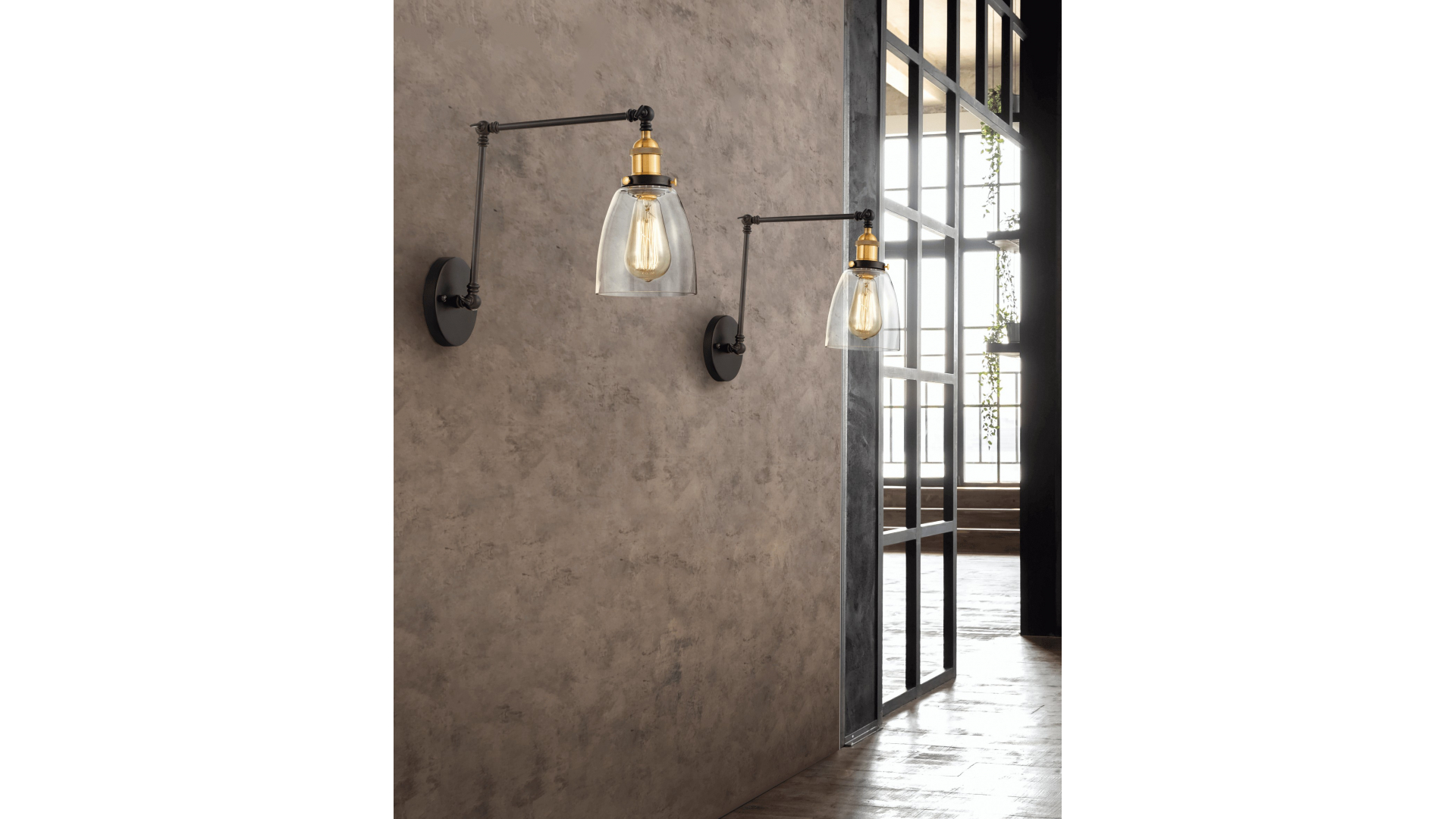 Бра Lumina Deco Gubi LDW B005-2 BK+PR