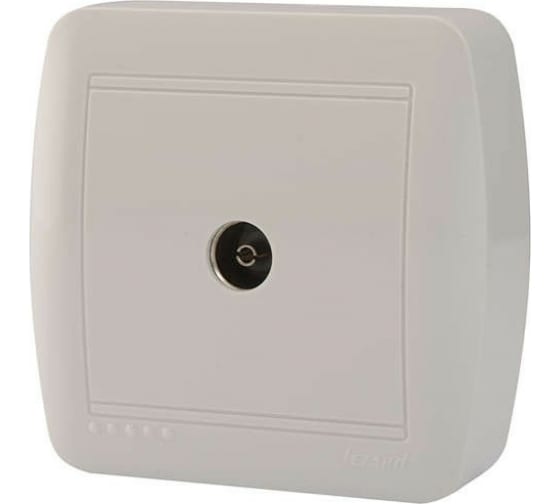 Розетка ТВ проходная Lezard Demet 711-0200-129