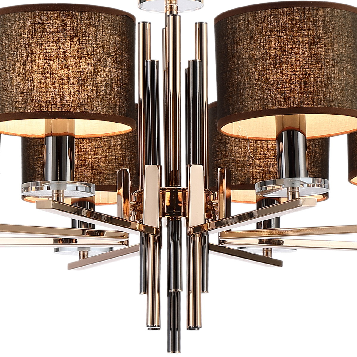 Подвесная люстра Illumico IL6178-8P-27 BK GD