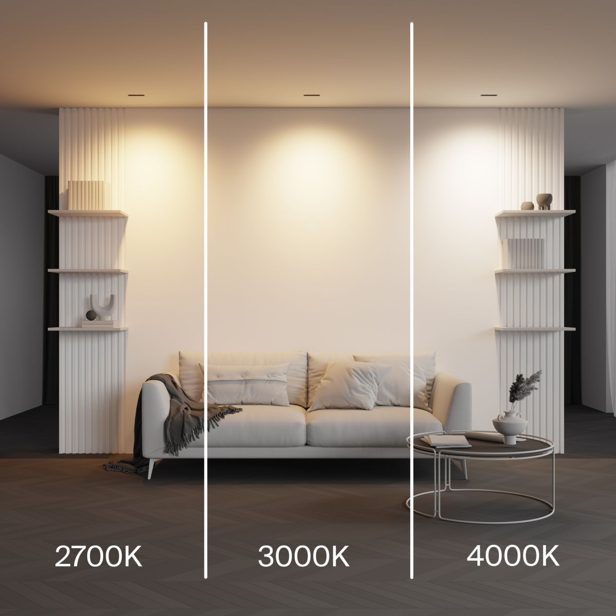 Встраиваемый светильник Maytoni Parete DL100-6W2.7-3-4K-B