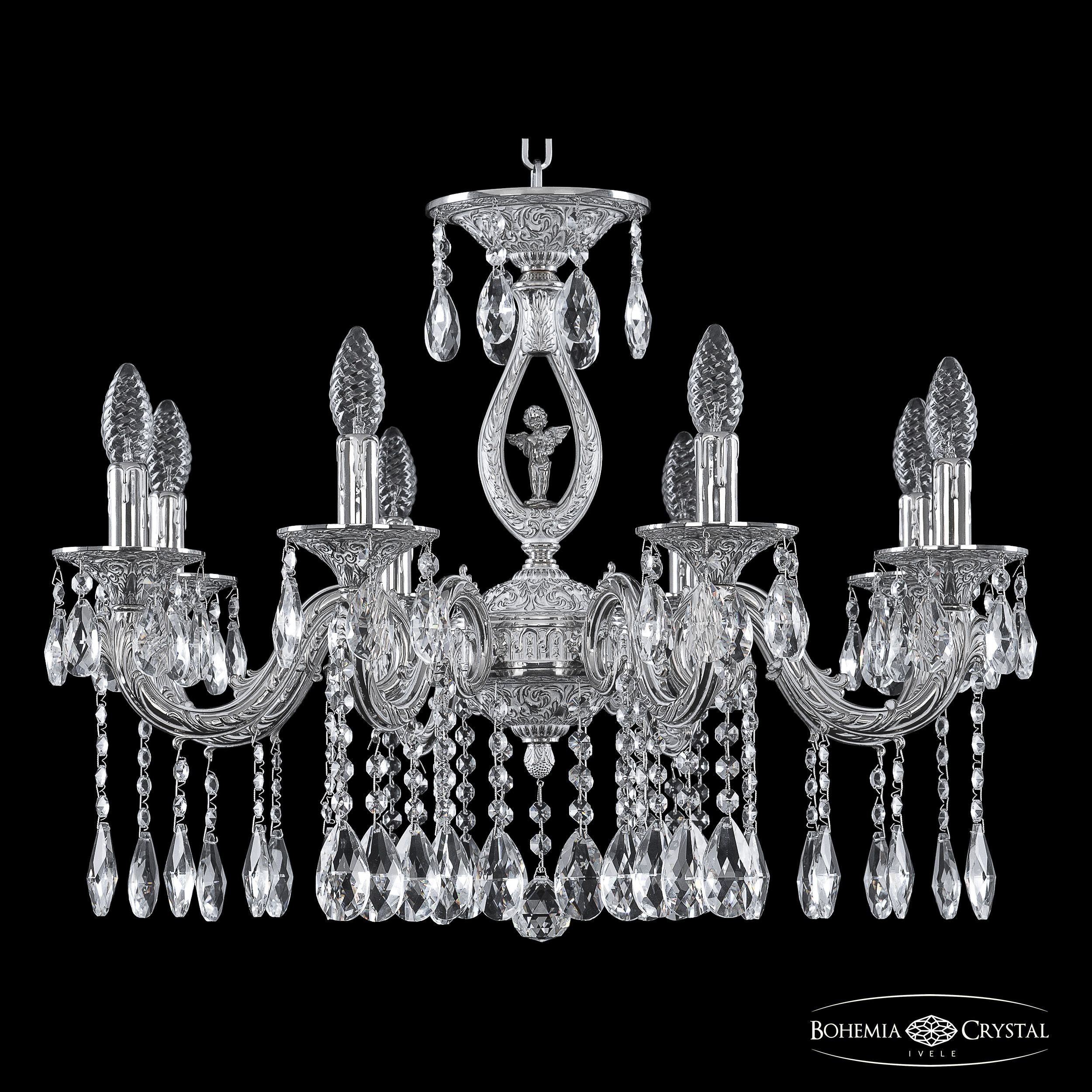 Подвесная люстра Bohemia Ivele Crystal Florence 71401/8/210 A NW FA10S