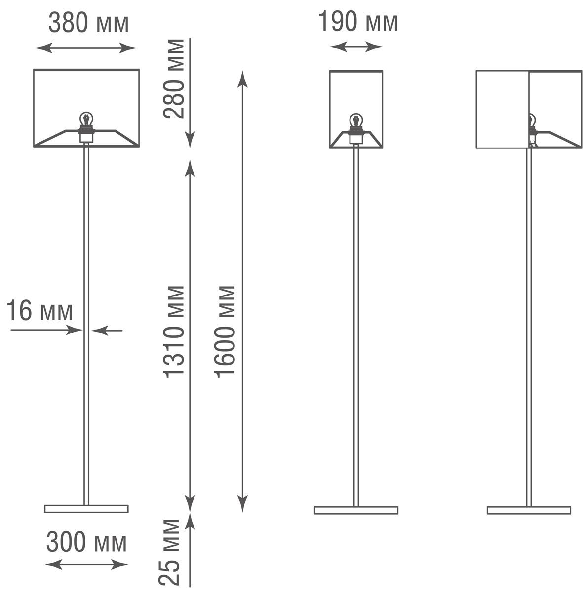 Торшер Donolux Prague T111048.1B SBBL