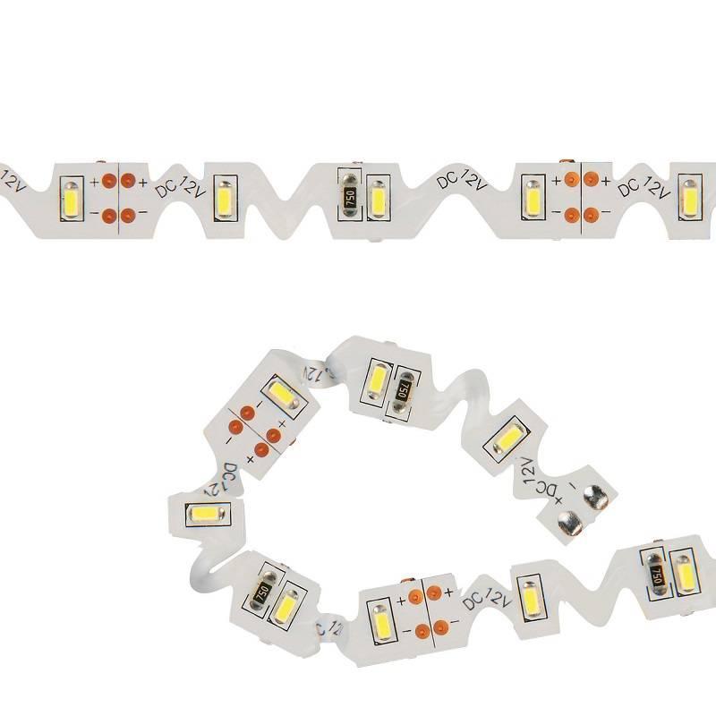 Светодиодная лента (10778) Uniel 6W/m 60LED/m 3014SMD холодный белый 3M ULS-Z02-3014-60LED/m-8mm-IP20-DC12V-6W/m-3M-DW