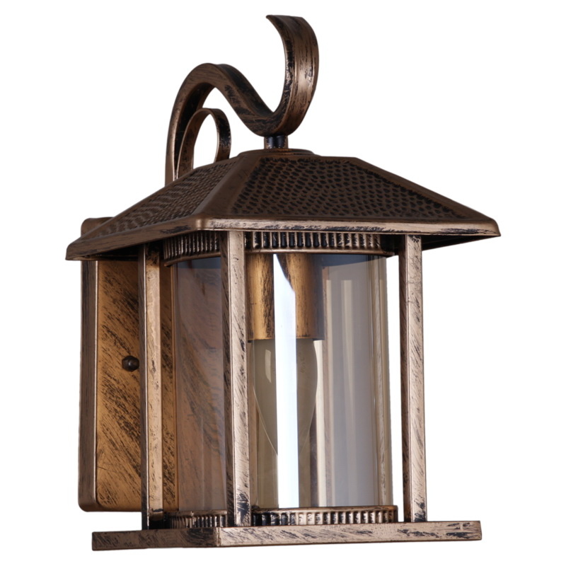 Уличный настенный светильник Reluce 08287-9.2-001U BKG