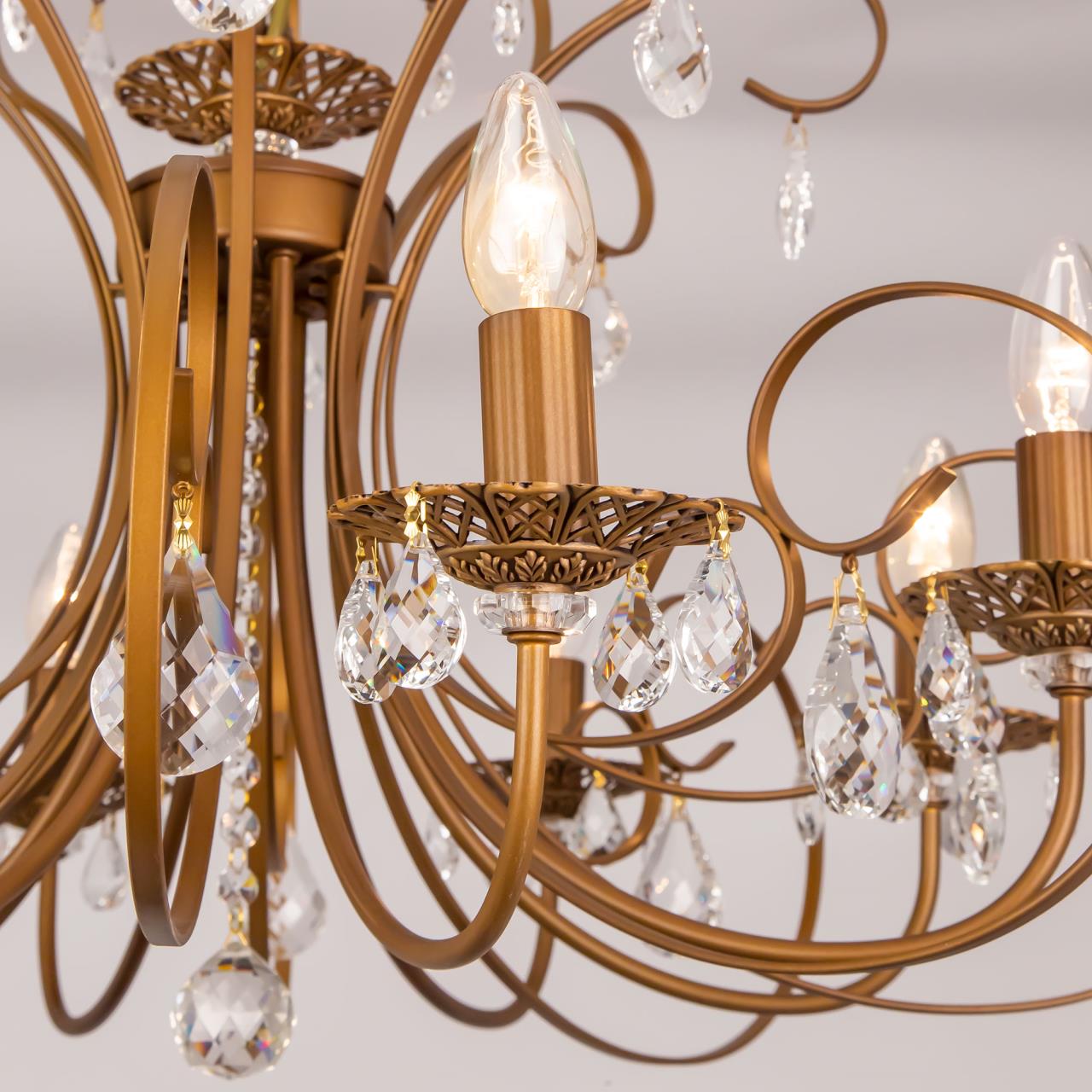 Подвесная люстра Citilux Марлен Кофейная CL411181