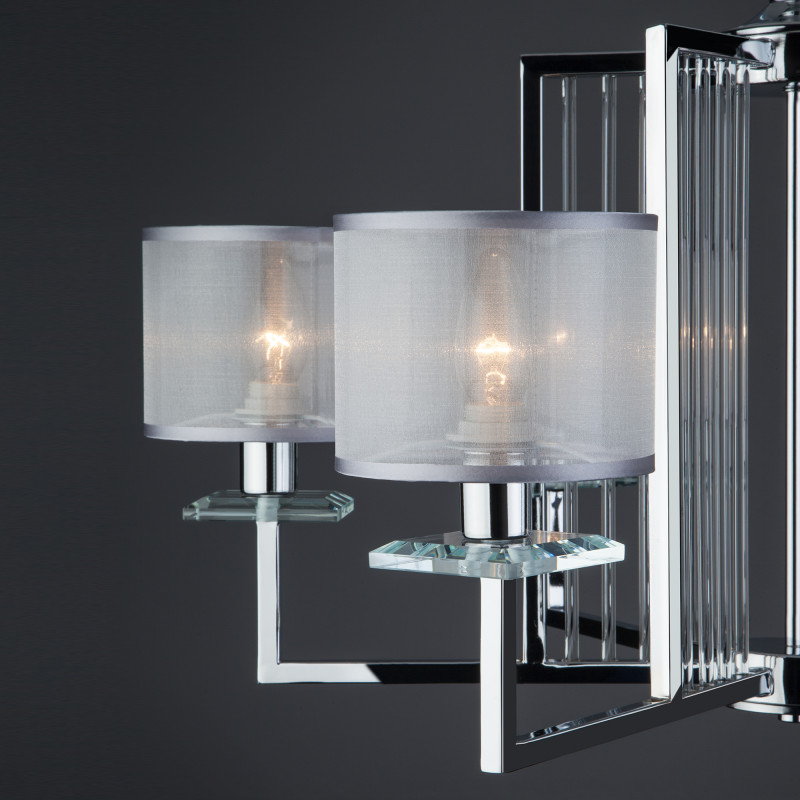 Подвесная люстра Eurosvet 60108/6 хром